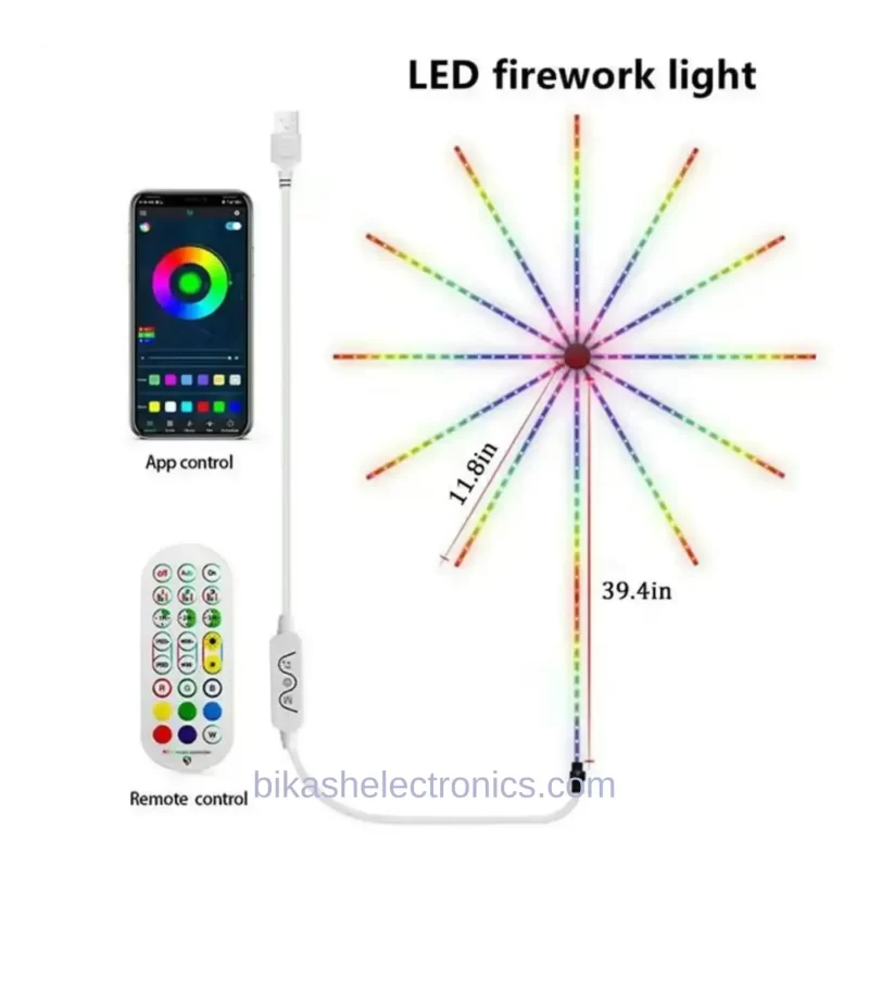 Firework Led magic color lamp