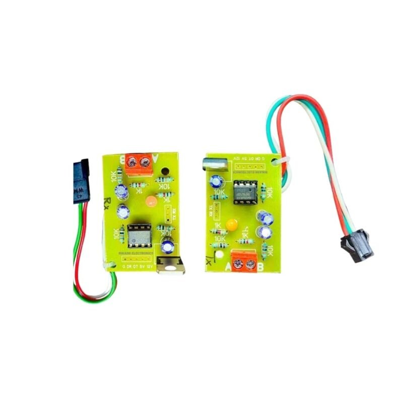 Pixel LED Data Amplifier RX TX Module for 5V 12V Addressable LED Strip Signal Boosting.