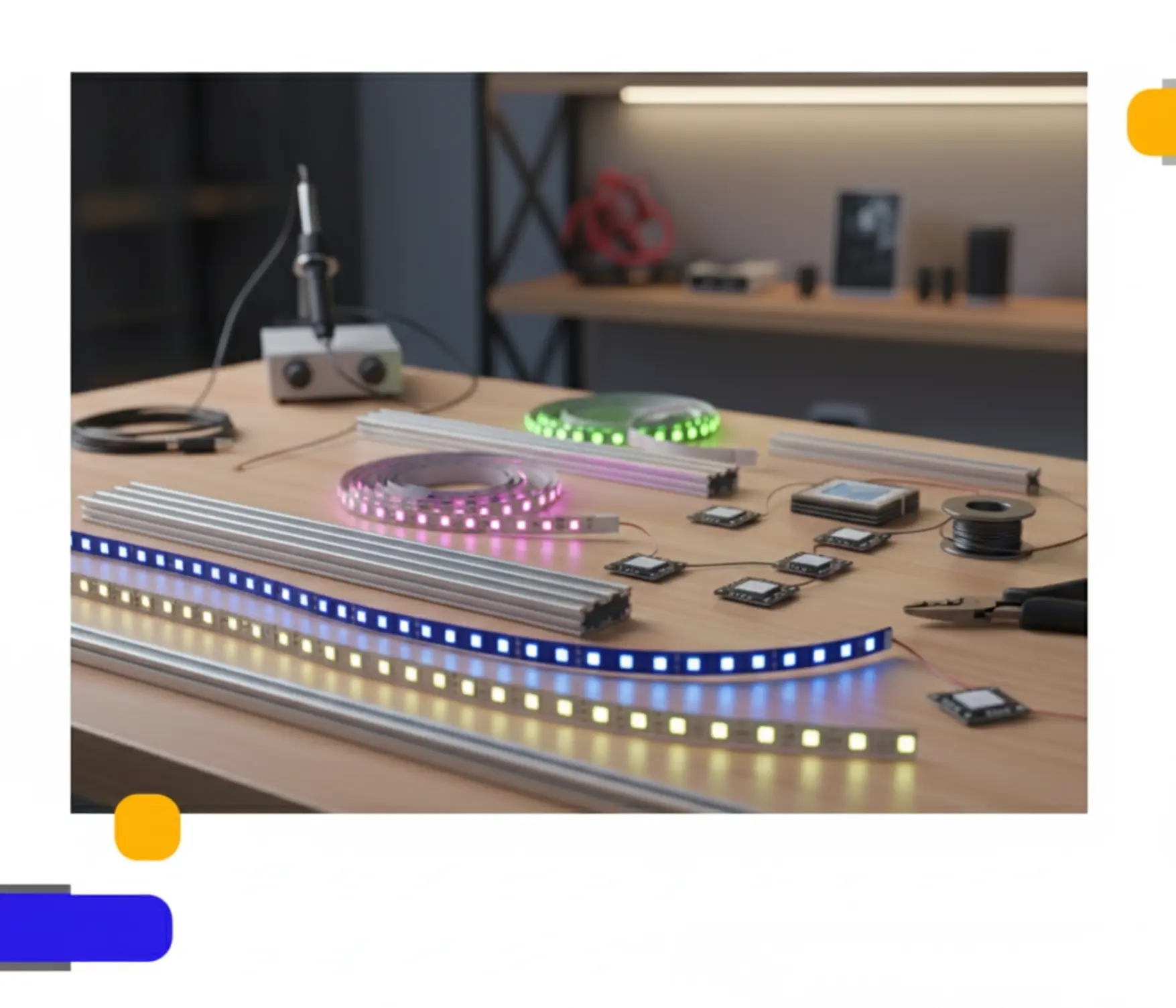 Bikash Electronics TAble of Pixel Led Strip