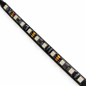 WS2811 12V pixel LED RGB strip with WS2811 IC shown in diagonal premium product view