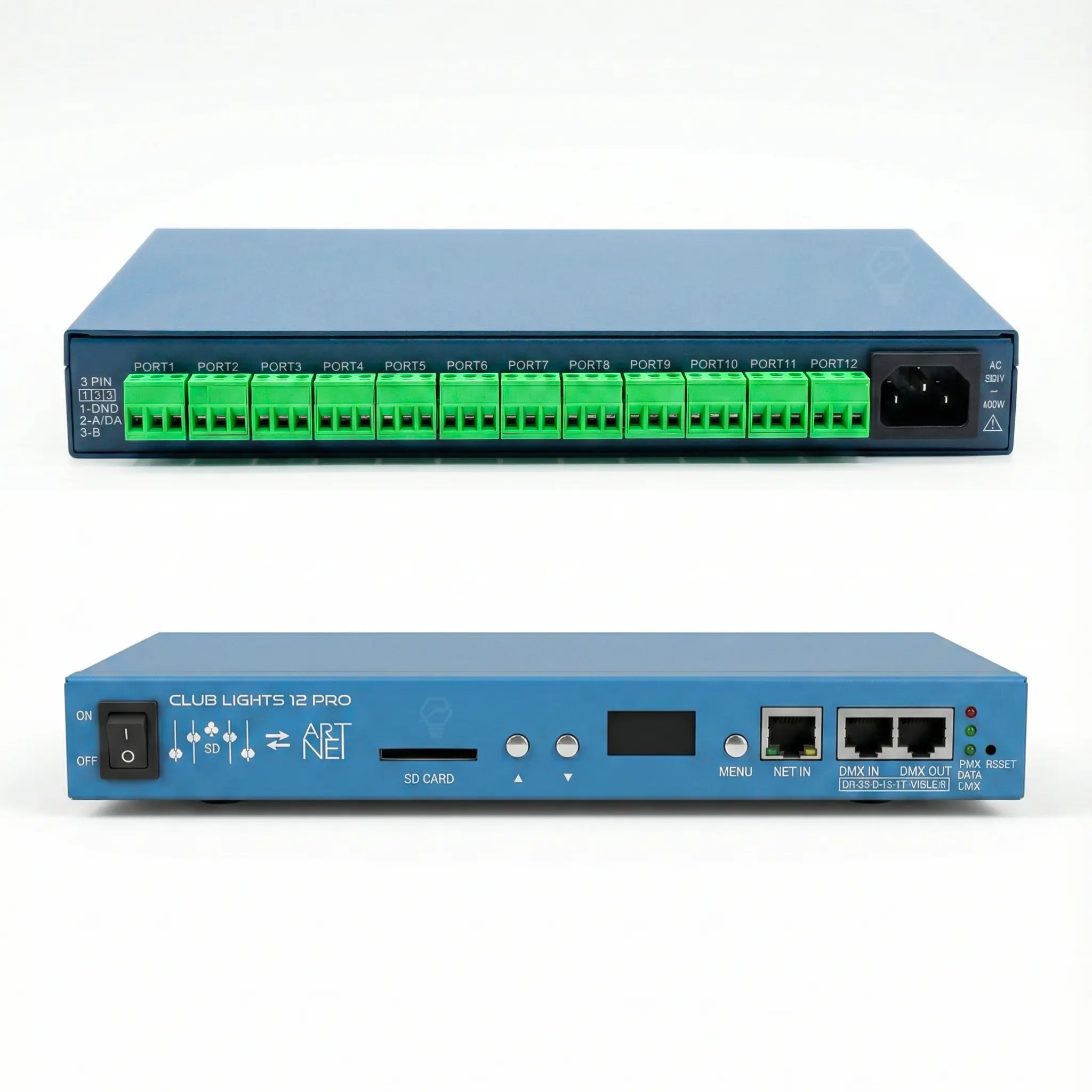 Artnet Two Side Artnet 12 Pro LED controller for pixel LED and DMX lighting