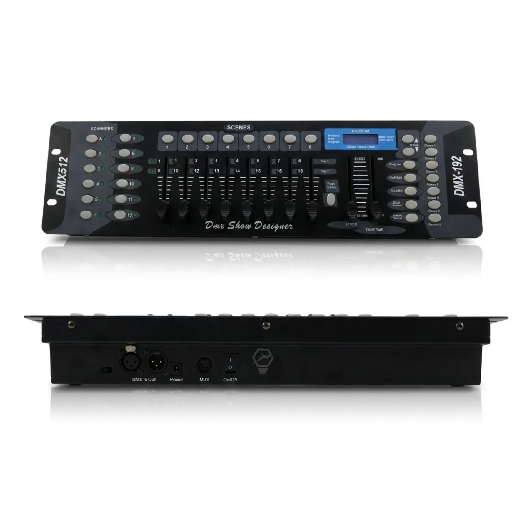 DMX 512 controller for LED and stage lighting