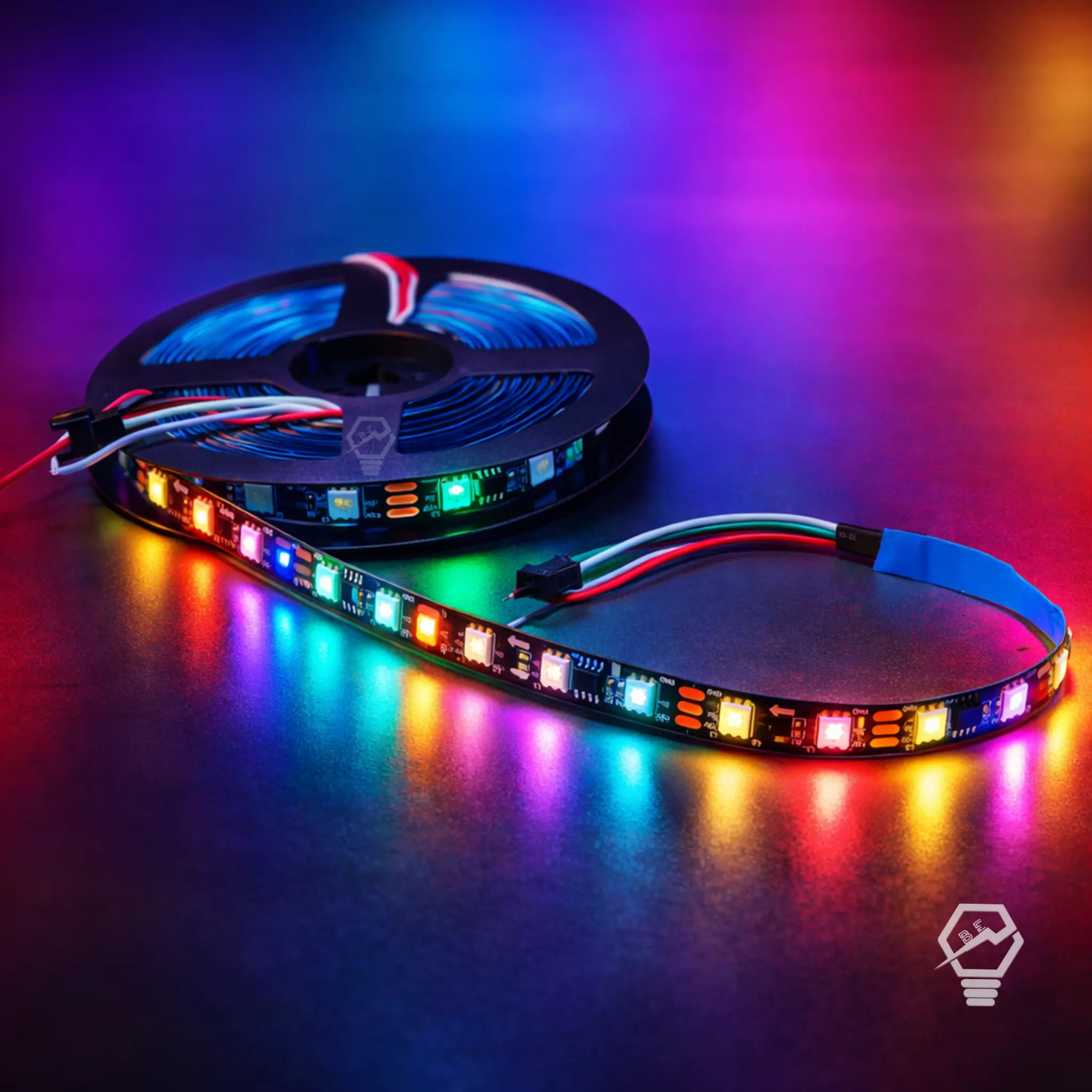 Premium WS2811 IC pixel LED RGB strip 12V for decorative lighting and smart LED projects