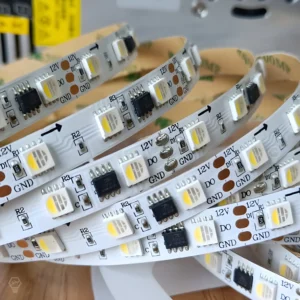 tm1814-rgbww-led-strip-india TM1814 RGBWW Addressable LED Strip Light with Warm White and RGB Colors